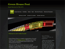 Tablet Screenshot of greenhousepost.com